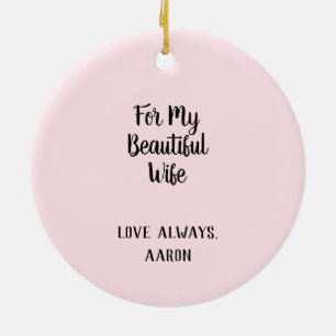 Décoration En Céramique Fleur d'orchidée pour ma belle épouse