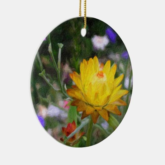 Décoration En Céramique Fleur éternelle. (Droite)