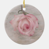 Décoration En Céramique Fleur rose douce (Dos)