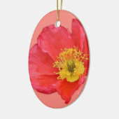 Décoration En Céramique Fleur rouge de pavot (Gauche)