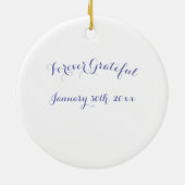 Décoration En Céramique Fleur sauvage de transplantation pulmonaire Respir (Dos)