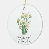 Décoration En Céramique Fleur sauvage Narcissus (Gauche)