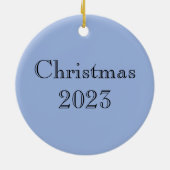 Décoration En Céramique Fleurs bleues Indigo (Dos)