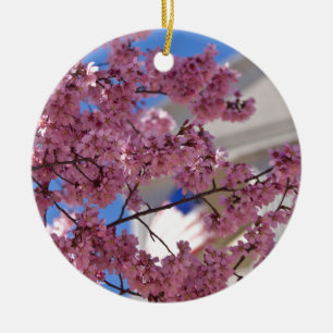 Décoration En Céramique Fleurs de cerisier Sakura Americana