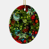 Décoration En Céramique Fleurs de foi Matthew Poinsettia Ornament (Droite)