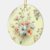 Décoration En Céramique Fleurs de Pâques de printemps (Gauche)