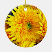 Décoration En Céramique Fleurs de soleil (Dos)