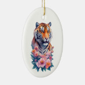 Décoration En Céramique Fleurs de tigres mignonnes (Droite)