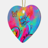 DÉCORATION EN CÉRAMIQUE FLEURS ET BOUTEILLES BLANCHES BLANCHES (Gauche)