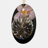 Décoration En Céramique Fleurs et cristal (Gauche)