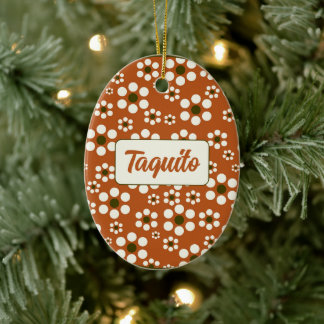 Décoration En Céramique Fleurs florales en terre cuite mexicaine