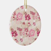 Décoration En Céramique Fleurs modernes roses mignonnes motif Haut basket (Droite)