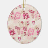 Décoration En Céramique Fleurs modernes roses mignonnes motif Haut basket (Gauche)