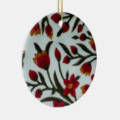 Décoration En Céramique Fleurs rouges (Droite)