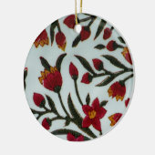 Décoration En Céramique Fleurs rouges (Gauche)