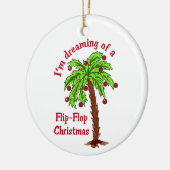 Décoration En Céramique Flip Flop Noël (Gauche)