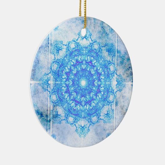 Décoration En Céramique Flocon de neige (Droite)