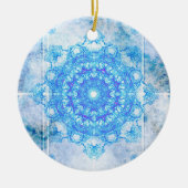 Décoration En Céramique Flocon de neige (Devant)