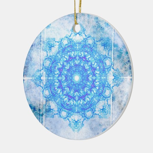 Décoration En Céramique Flocon de neige (Gauche)