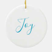 Décoration En Céramique Flocon de neige de l'ornement de Noël (Dos)