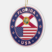 Décoration En Céramique Floride (Gauche)