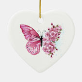 Décoration En Céramique Flower Butterfly (Dos)