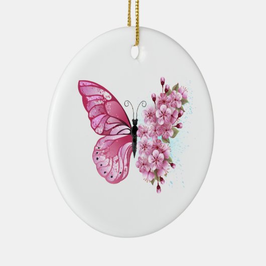 Décoration En Céramique Flower Butterfly (Droite)