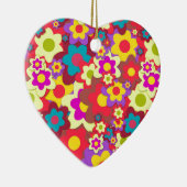 Décoration En Céramique Flower Power 60s hippy (Droite)