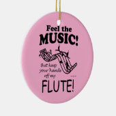 Décoration En Céramique Flûte Sentez La Musique (Droite)