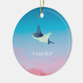 Décoration En Céramique Flying Stingray (Gauche)