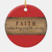 Décoration En Céramique foi (Dos)