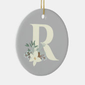 Décoration En Céramique Foliage hivernal rustique (Droite)