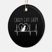 Décoration En Céramique Folle de chats (Gauche)