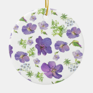 Décoration En Céramique fond botanique floral d'été de lilas à l'aquarelle