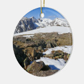 Décoration En Céramique Fonte de neige sur les Rocheuses (Gauche)