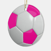 Décoration En Céramique Football Ball | Pink (Gauche)