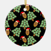 Décoration En Céramique Football de Noël (Devant)