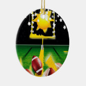 DÉCORATION EN CÉRAMIQUE FOOTBALL DU DIMANCHE SOIR (Droite)