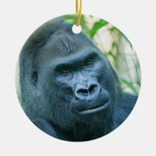 Décoration En Céramique Force inébranlable Silverback Gorilla Kito (Devant)