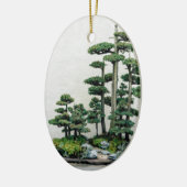 Décoration En Céramique Forêt de bonsaïs de genévrier (Gauche)