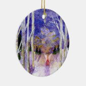 Décoration En Céramique Forêt de bouleau d'ange de colombe (Droite)