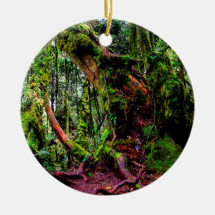 Décoration En Céramique Forêt moussue
