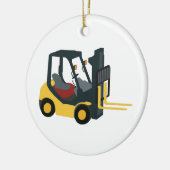 Décoration En Céramique Forklift (Gauche)