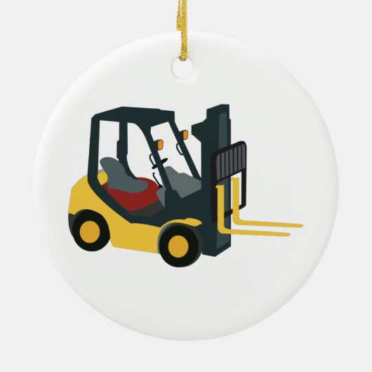 Décoration En Céramique Forklift (Dos)