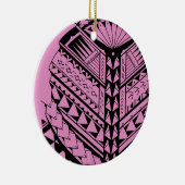 Décoration En Céramique Formes et symboles tribaux Samoans/polynésiens (Droite)