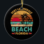 Décoration En Céramique Fort Lauderdale Florida Beach FL Nouveauté<br><div class="desc">Fort Lauderdale Florida Beach FL Nouveauté TShirt</div>