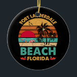 Décoration En Céramique Fort Lauderdale Florida Beach FL Nouveauté<br><div class="desc">Fort Lauderdale Florida Beach FL Nouveauté TShirt</div>