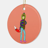 Décoration En Céramique foxgirl (Gauche)