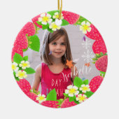 Décoration En Céramique Fraise (Devant)