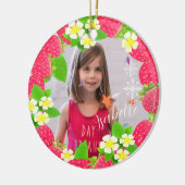 Décoration En Céramique Fraise (Gauche)